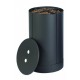 Legno di pellet Magasinier Fractio black Frost diciannove design