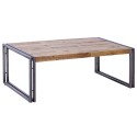 Mesa rectangular madera bajo y Metal KosyForm