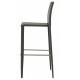 Lot de 4 Chaises de Bar Simili-Cuir Gris KosyForm