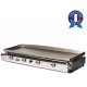 Plancha Gaz Tonio Lagoa 4 Feux Caisson et Plaque Inox