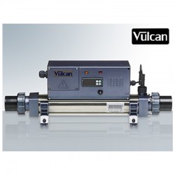 Calentador de titanio de piscina eléctrico Vulcan analógico Mono 3KW