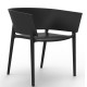 Conjunto de 4 sillas VONDOM diseño África negro