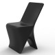 Juego de 2 sillas VONDOM diseño Sloo negro