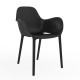 Lot de 4 Chaises Sabinas Vondom Noir