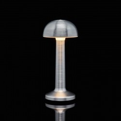 Tavolo Luce Imagilights Led Wireless Collection Silver Moments Cupola