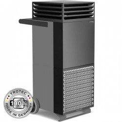 High-frequency TAC V air purifier Trotec Grey basalt-black