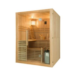 Gaïa Nova sauna all'aperto a 6 posti con stufa Harvia 8 kW