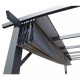 Pergola Aluminium Habrita Anthracite 12m2 com tela de sombra