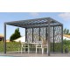 Pergola Bioclimatic Orientable Blades 11m2 and Brise-Vue façade 3.6m