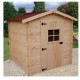 Garden Shelter Solid Wood Habrita 3.08 sqm with floor and 20mm