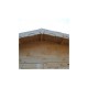 Rifugio giardino Thermabri in legno massello di 23,82 m2 con tetto in acciaio Habrita