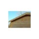 Rifugio giardino Thermabri in legno massello di 23,82 m2 con tetto in acciaio Habrita