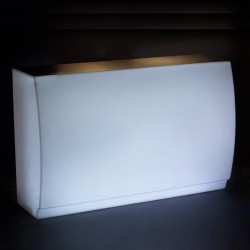 Bar Droit Fiesta Vondom Illuminé Blanc 180 cm