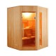 Sauna a vapor Zen angular 3-4 lugares - seleção VerySpas