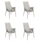 Lot de 4 Fauteuils Vondom Ibiza Revolution Beige Calas