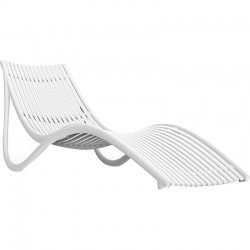 Set mit 4 Liegestühlen: Vondom Ibiza White