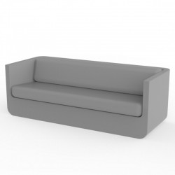 Vondom Ulm sofa with steel cushions