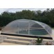 Refugio de piscina en Aluminio y Policarbonato 514 x 1066 x 178