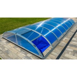 Pool shelter in Aluminum and Polycarbonate 430 x 854 x 84