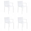 Lot de 4 fauteuils Vondom Quartz gris