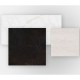 Table basse carrée Pixel Vondom Entzo blanc et pieds blancs 80x80xH25