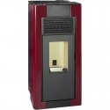 Pelletkachel Escalor Canalisable 12Kw Bordeaux Izar