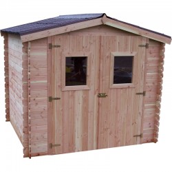 Habrita Dublin Solid Wood Garden Shed 5.70 m2 with Corrugated Plate Roof