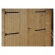 Garaje de madera maciza Habrita 21m2 con tablones 28mm
