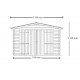 Garage en bois Habrita 21m2 en Epicea massif