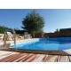 Piscine Bois Ubbink Azura 400x750 H130 Liner Bleu