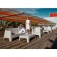 Set di 4 tavolini Vondom Ibiza White Milos