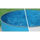 Piscina Azuro Round Grafite-branco 360x120