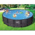 Altalena Piscina Elite Round Design rattan 427x107