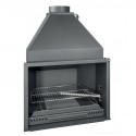 Ferlux built-in barbecue S80 steel with hood