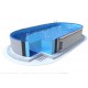 Piscina ovalada Ibiza Azuro 11x5 H150 liner azul