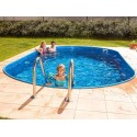 Ovaler Pool Ibiza Azuro 11mx5m H150cm mit Sandfilter vergraben