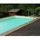 Pool Wood Sunwater 550x300 H140cm Liner beige Ubbink