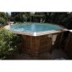 Pool Wood Sunwater 550x300 H140cm Liner beige Ubbink