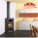 Bronpi Lerma 9kW stufa a legna angolare con forno