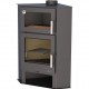 Bronpi Lerma 9kW stufa a legna angolare con forno