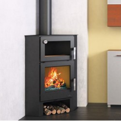 Estufa de leña Bronpi Lerma 9kW con horno