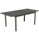 Dining Table Extendable Palma-170-220X100 Aluminum Anthracite Hevea