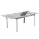 Dining Table Extendable Palma-170-220X100 Aluminum Anthracite Hevea