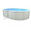 Piscina fuori terra TOI Mallorca ovale 550x366xH120 con kit completo Bianco