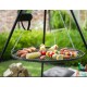 Viking King Kohlenbecken und Stativ 80cm mit Edelstahlgrill