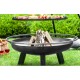 Vuurpot en statief Port Cook King 100cm met roestvrijstalen grill