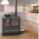 Wood stove Nordica Extraflame Sovrana Easy 2.0 9kW black