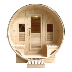 Sauna ao ar livre Gaïa Luna 6 lugares Holl's en Epicea