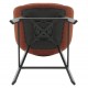 Set of 2 Chairs swivel worktop Soft VeryForma Caramel Fabric