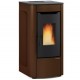 Stufa ventilata a pellet La Nordica Extraflame Sabry Prestige Line 7kW Nero